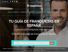 Tablet Screenshot of franquiciashoy.es
